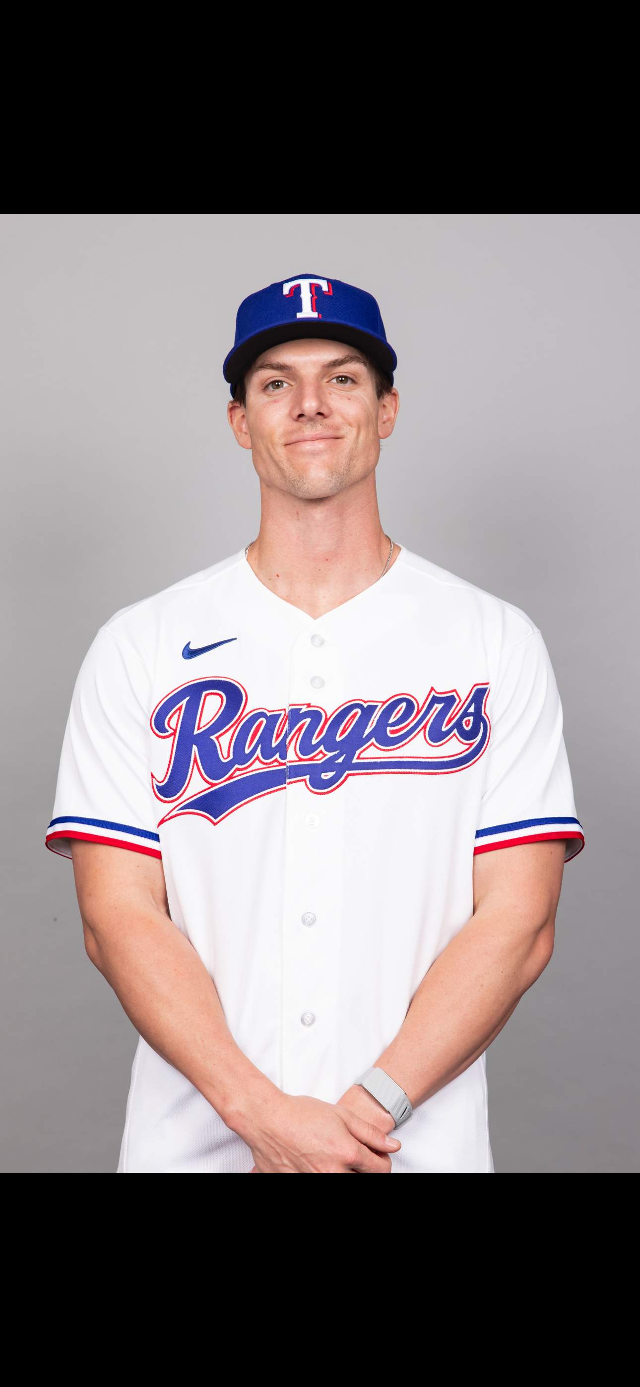Zach Bryant in his Texas Rangers uniform